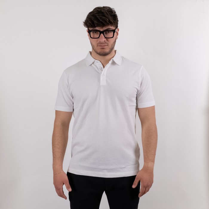 Polo 3 bottoni - Bianca