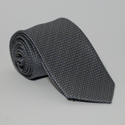 Cravatta fantasia grigia