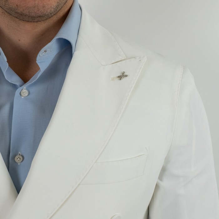 Abito doppio petto - Bianco