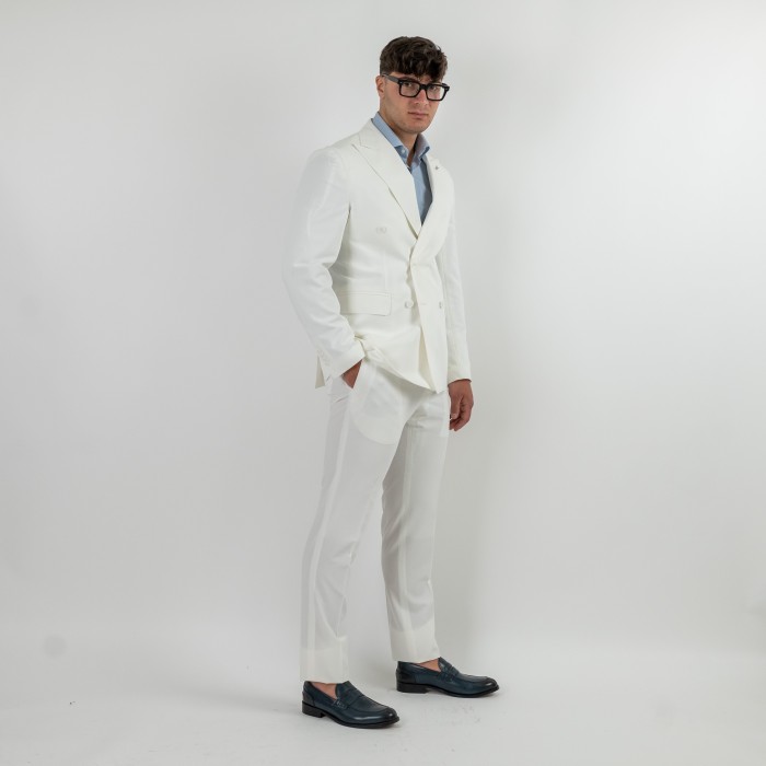 Abito doppio petto - Bianco