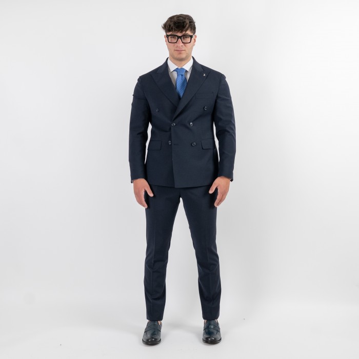 Abito doppio petto - Blu