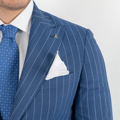 Abito monopetto blu chiaro... 2