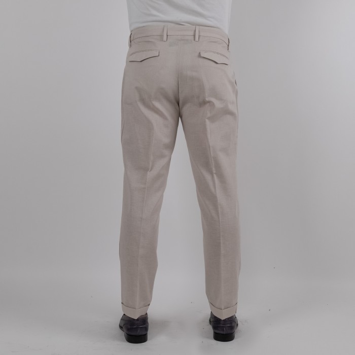 Pantalone in puro lino - Beige