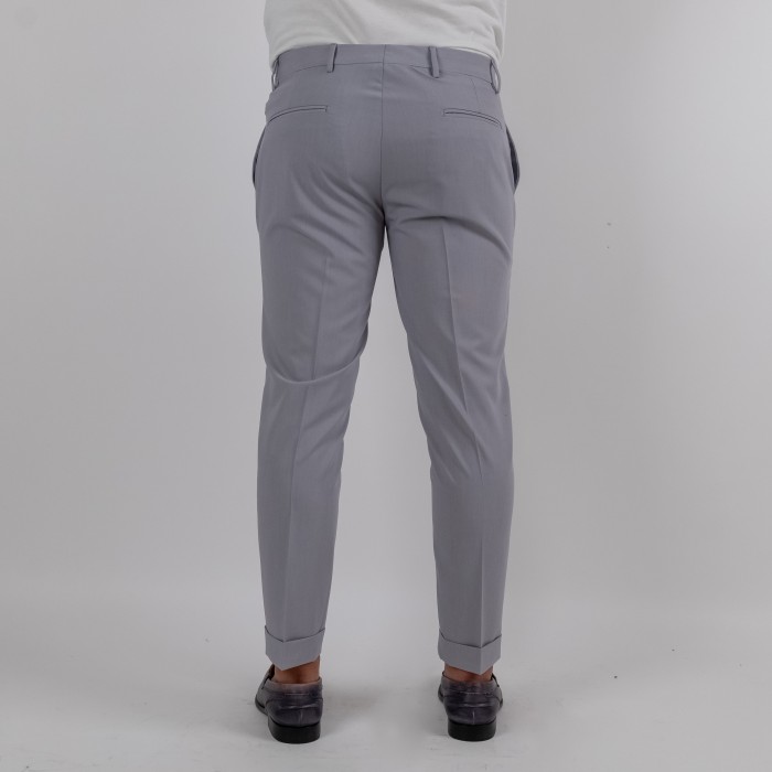 Pantalone una pince - Grigio ghiaccio