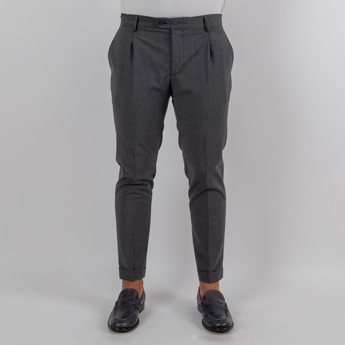 Pantalone una pince - Grigio