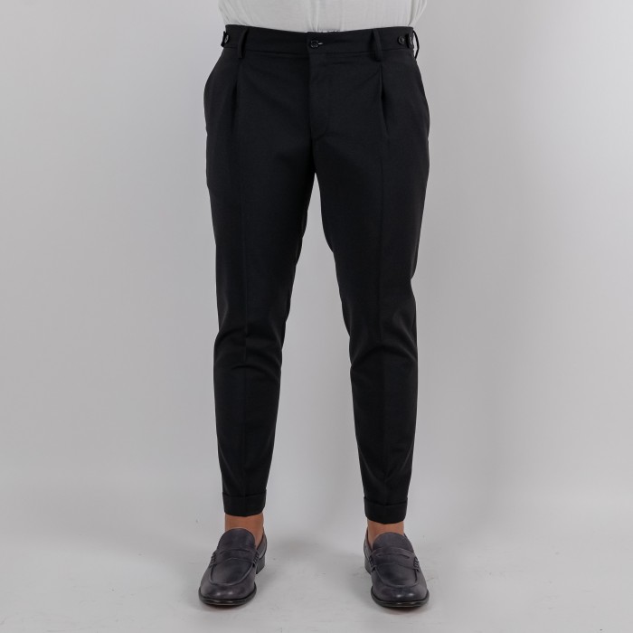 Pantalone una pince - Nero