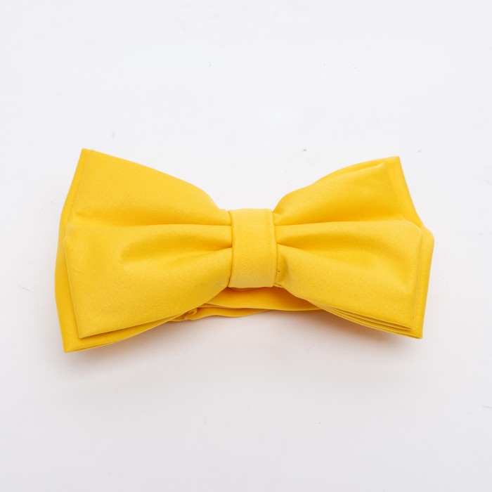 Papillon in pura seta - Giallo