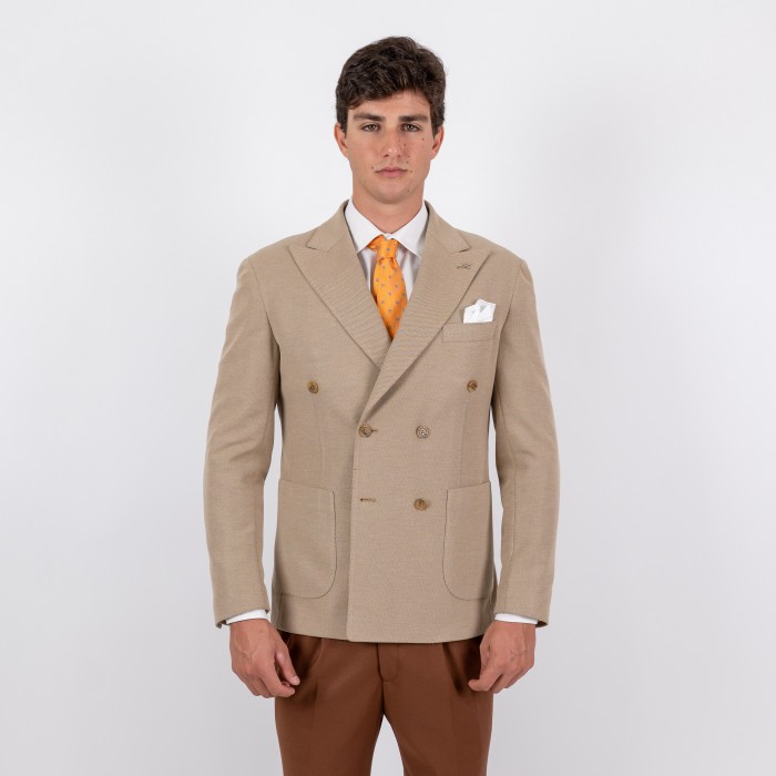 Giacca doppio petto - Beige