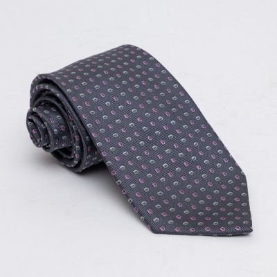 Cravatta grigio fantasia