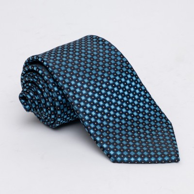 Cravatta celeste fantasia