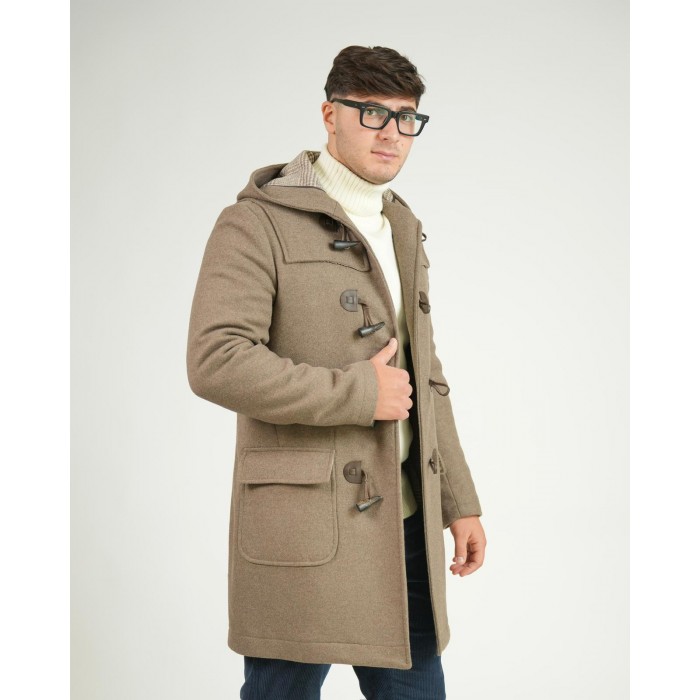 Montgomery beige lana e cashmere