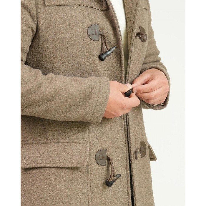 Montgomery beige lana e cashmere