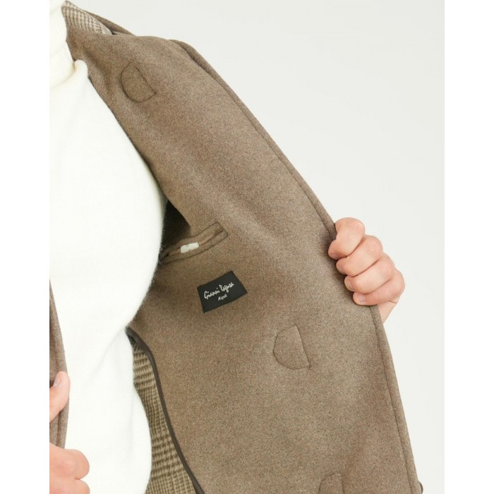 Montgomery beige lana e cashmere