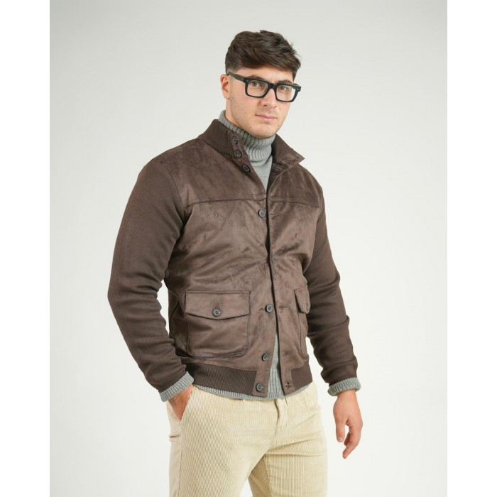 Giacca alcantara - Moro
