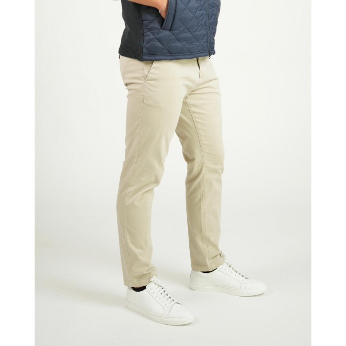 Pantalone chino tasca america - Beige