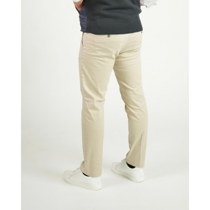 Pantalone chino tasca america - Beige
