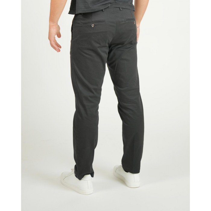 Pantalone chino tasca america - Nero