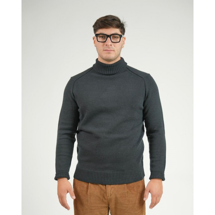 Dolcevita in lana - Blu