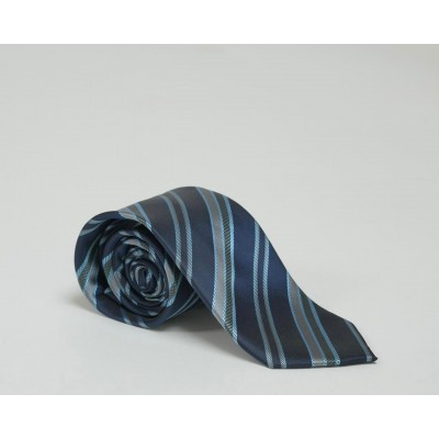 Cravatta blu fantasia