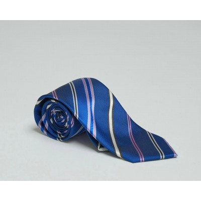 Cravatta blu fantasia