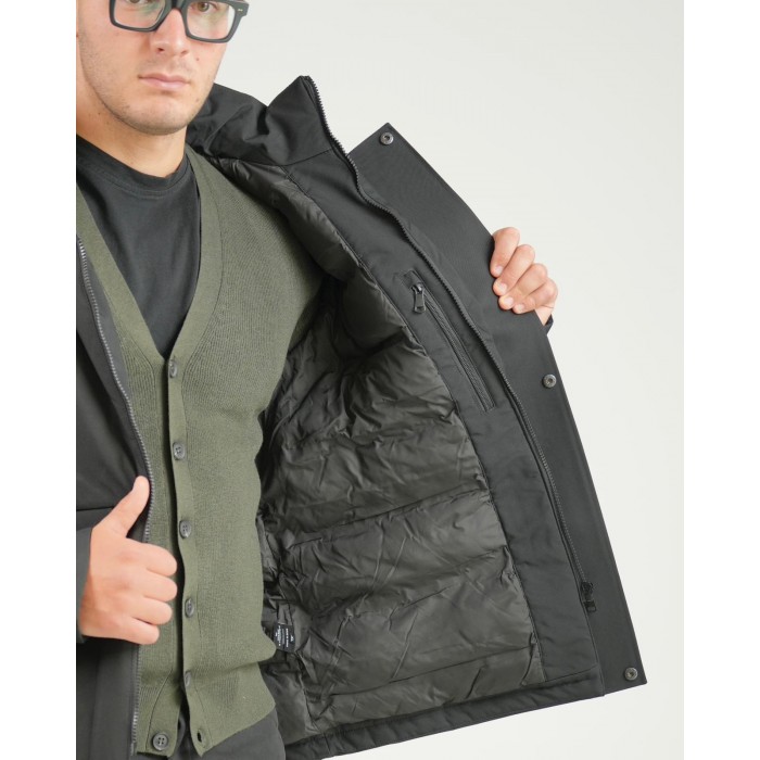 Giubbotto impermeabile - Nero