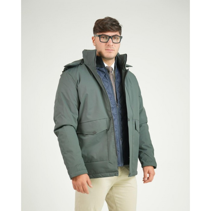 Giubbotto impermeabile - Verde