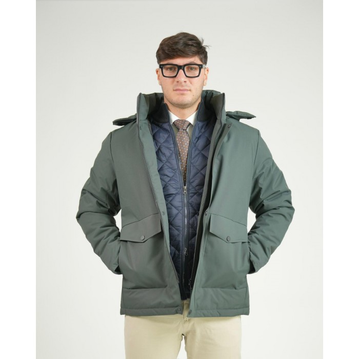 Giubbotto impermeabile - Verde