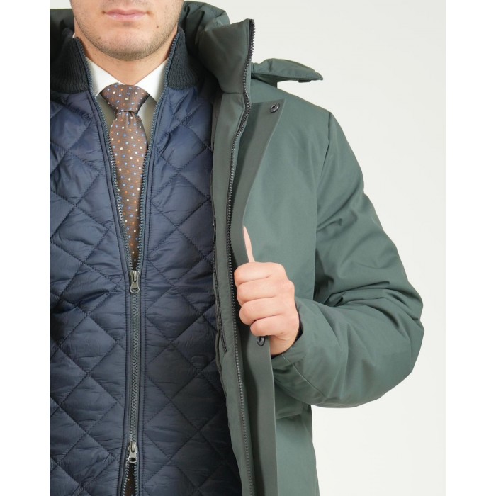 Giubbotto impermeabile - Verde