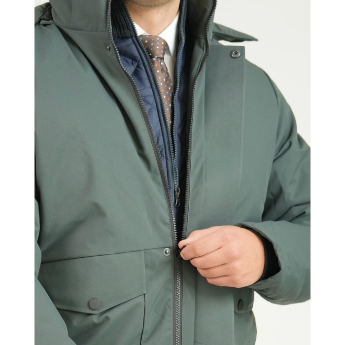 Giubbotto impermeabile - Verde