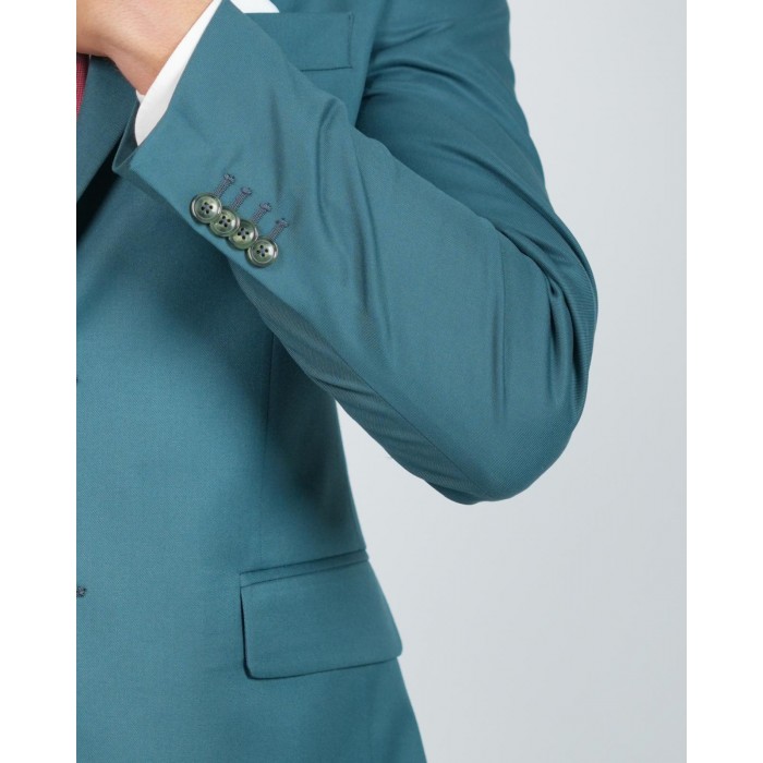 Abito monopetto - Verde petrolio