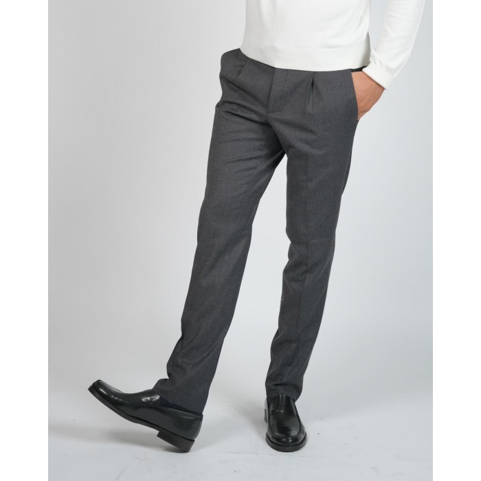 Pantalone una pince - Grigio