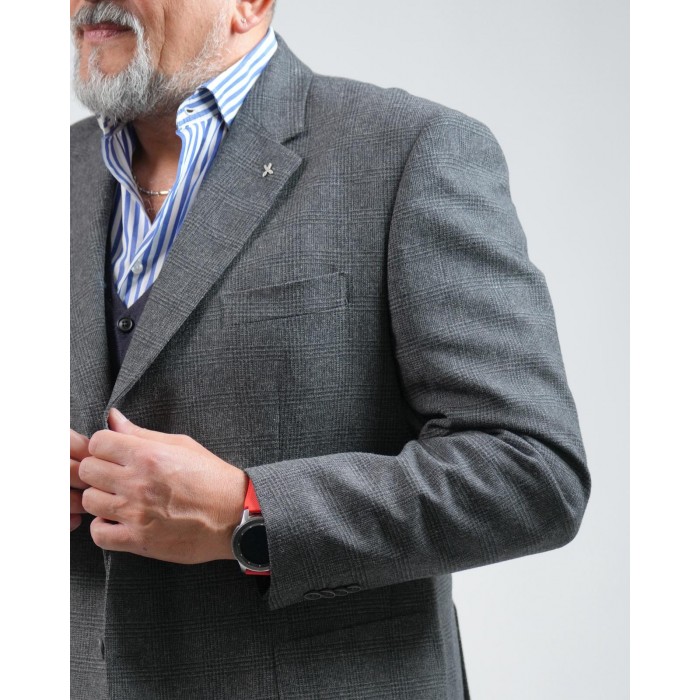 Giacca drop 4 - Grigio galles