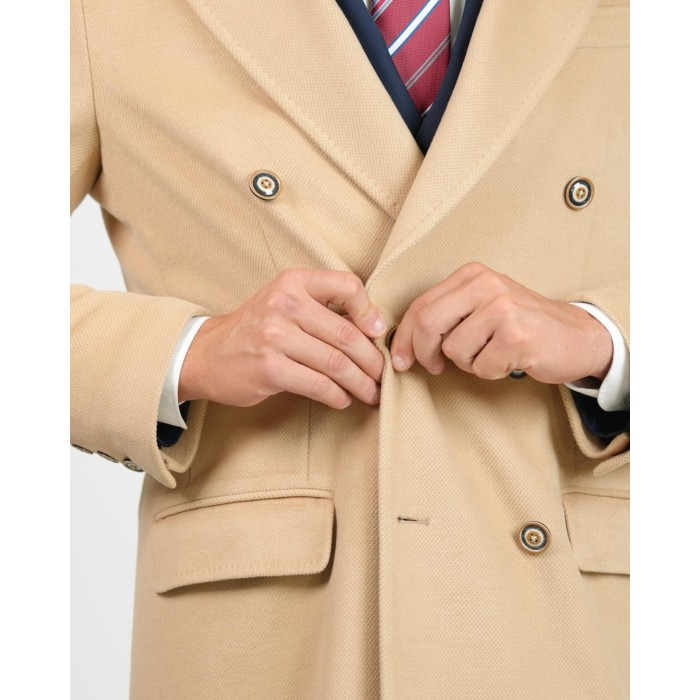 Cappotto doppio petto - Cammello