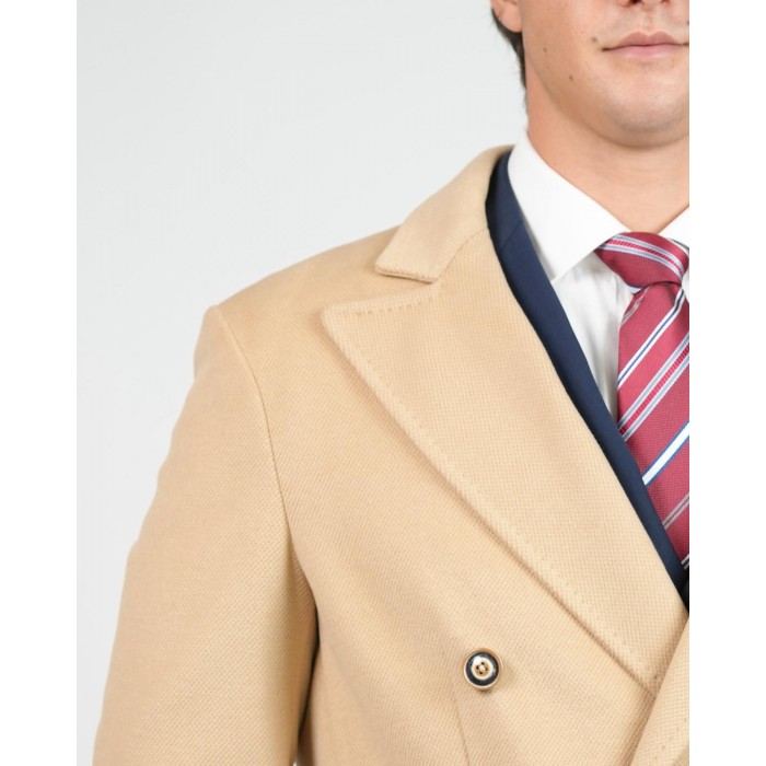 Cappotto doppio petto - Cammello
