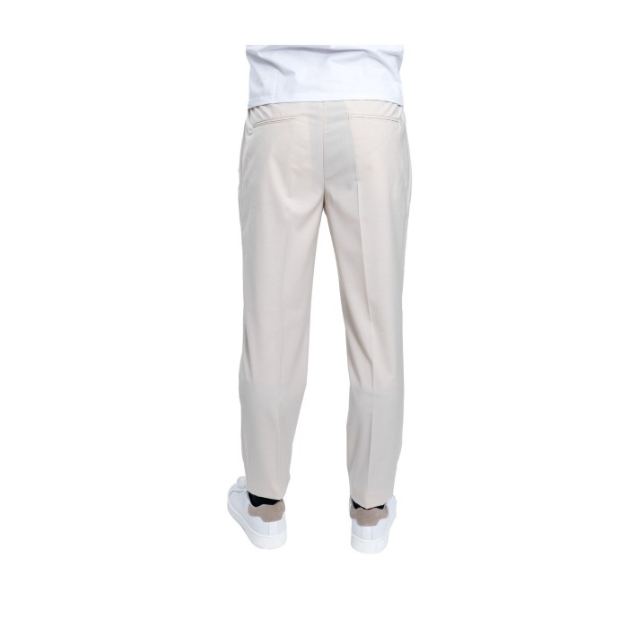 Pantalone una pince - Bianco Panna