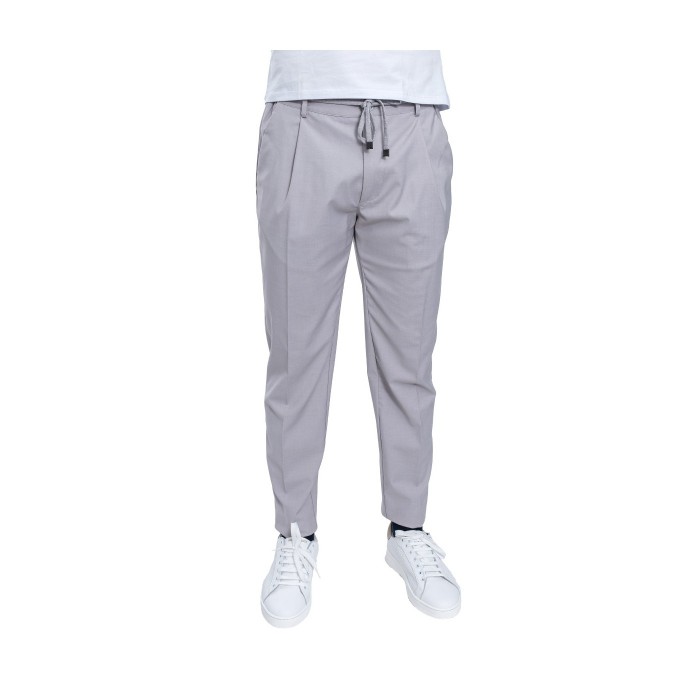 Pantalone una pince - Grigio ghiaccio