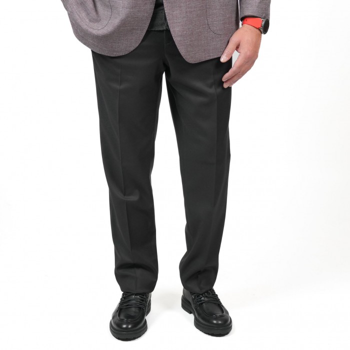 Pantalone drop 4 in lana - Nero