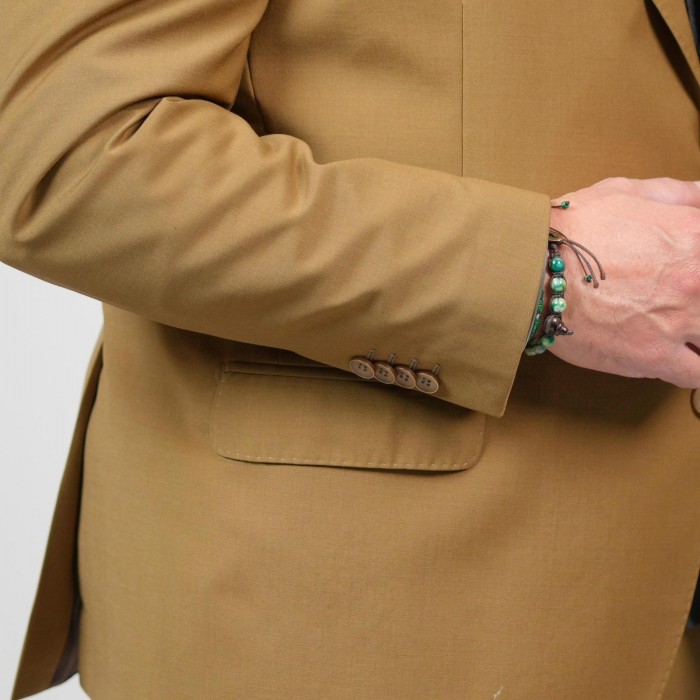 Abito monopetto cammello DROP-4