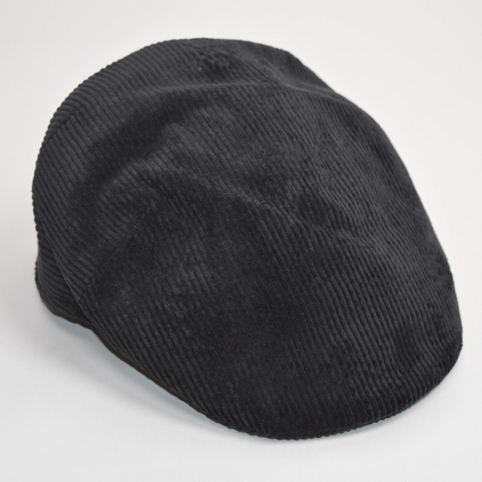 Coppola in velluto tinta unita - Nera