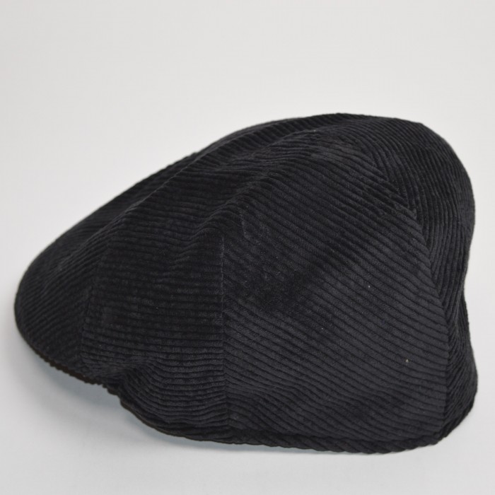 Coppola in velluto tinta unita - Nera