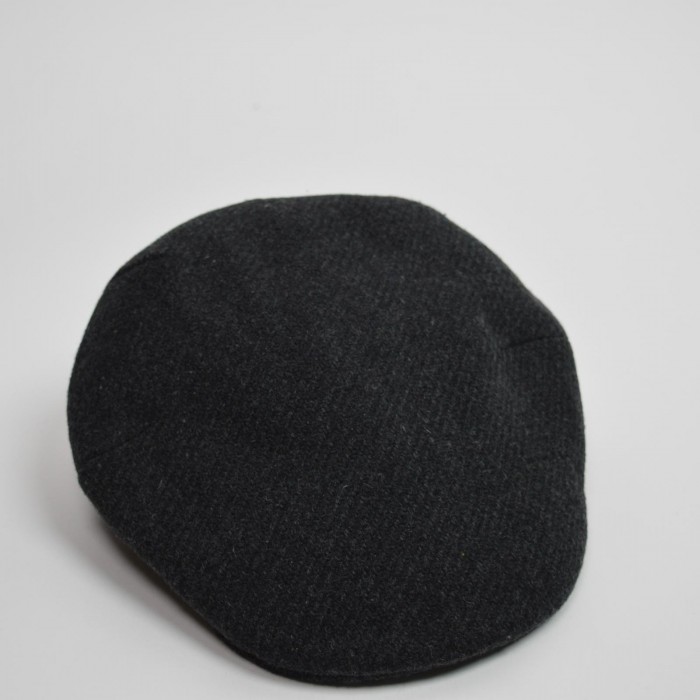 Coppola in lana tinta unita - Grigio