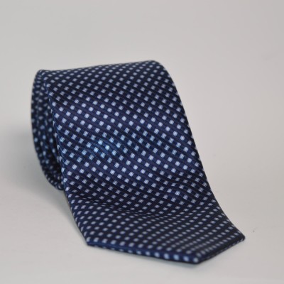 Cravatta blu fantasia