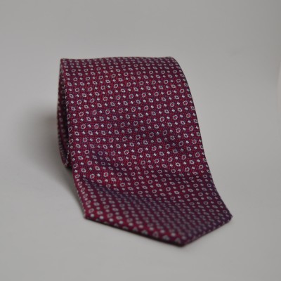 Cravatta rossa fantasia