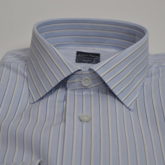 Camicia celeste fantasia