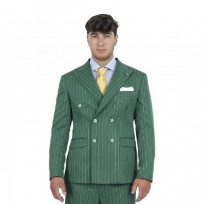 Giacca doppio petto verde...