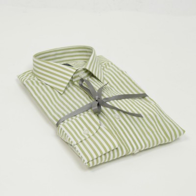Camicia a righe verdi in... 2