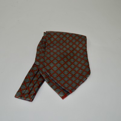 Ascot rosso fantasia