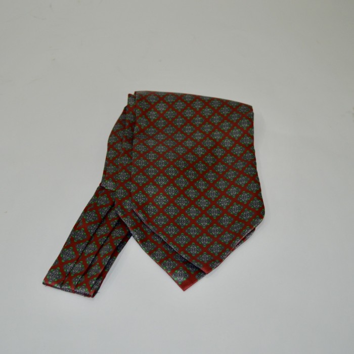 Ascot rosso fantasia