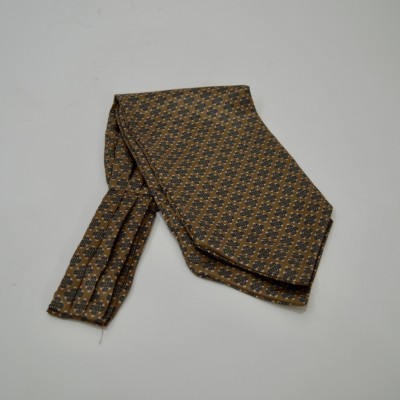 Ascot marrone fantasia