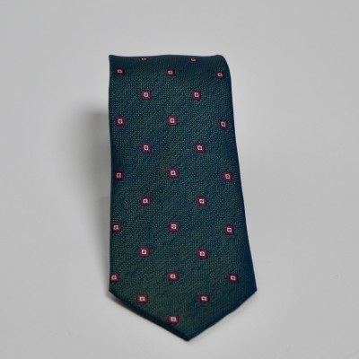 Cravatta verde fantasia